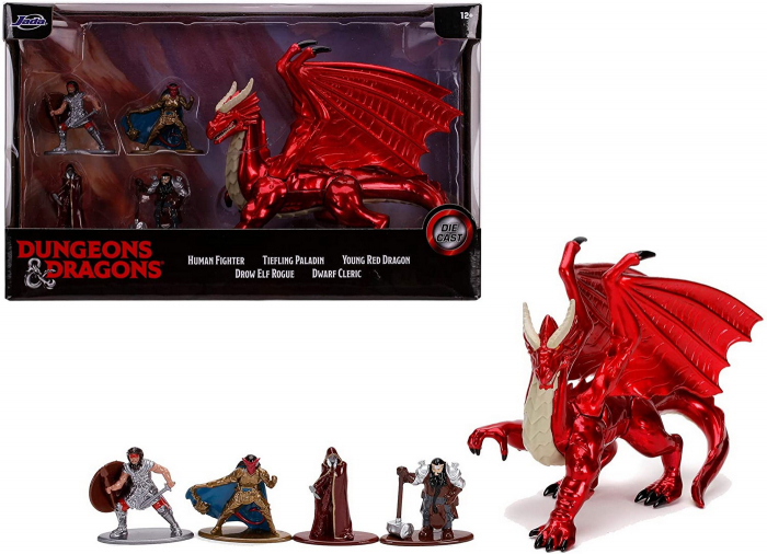 Set 5 Nano Figurine Metal Dungeons 4cm
