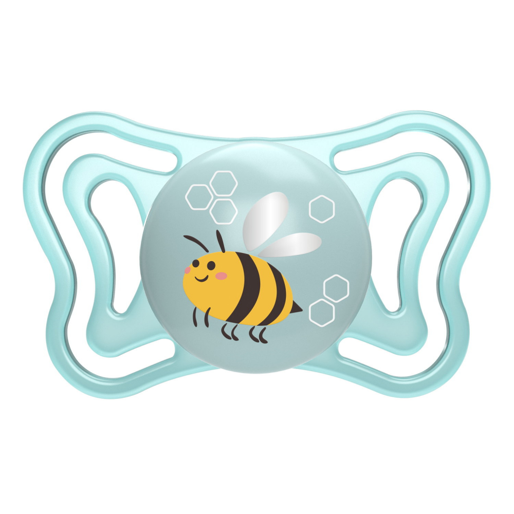 Suzete Chicco PhysioPhorma Light 0-6 luni, 2 buc, Albastru - imagine 2
