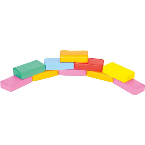 Set 10 caramizi spuma joaca Moje bambino - imagine 2