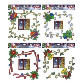 Sticker Geam Crăciun Widmann Italia, Decor Festiv