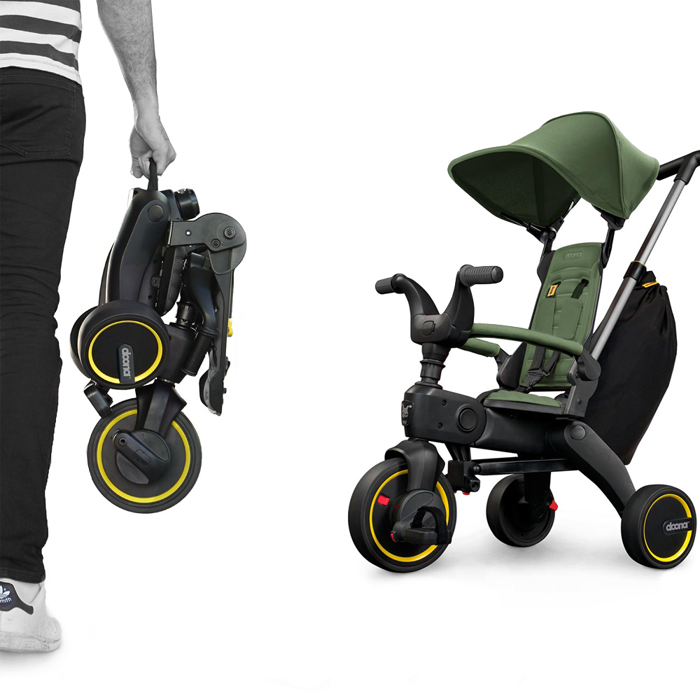 Doona Liki Trike S3 Desert Green - Tricicletă Pliabilă - imagine 4