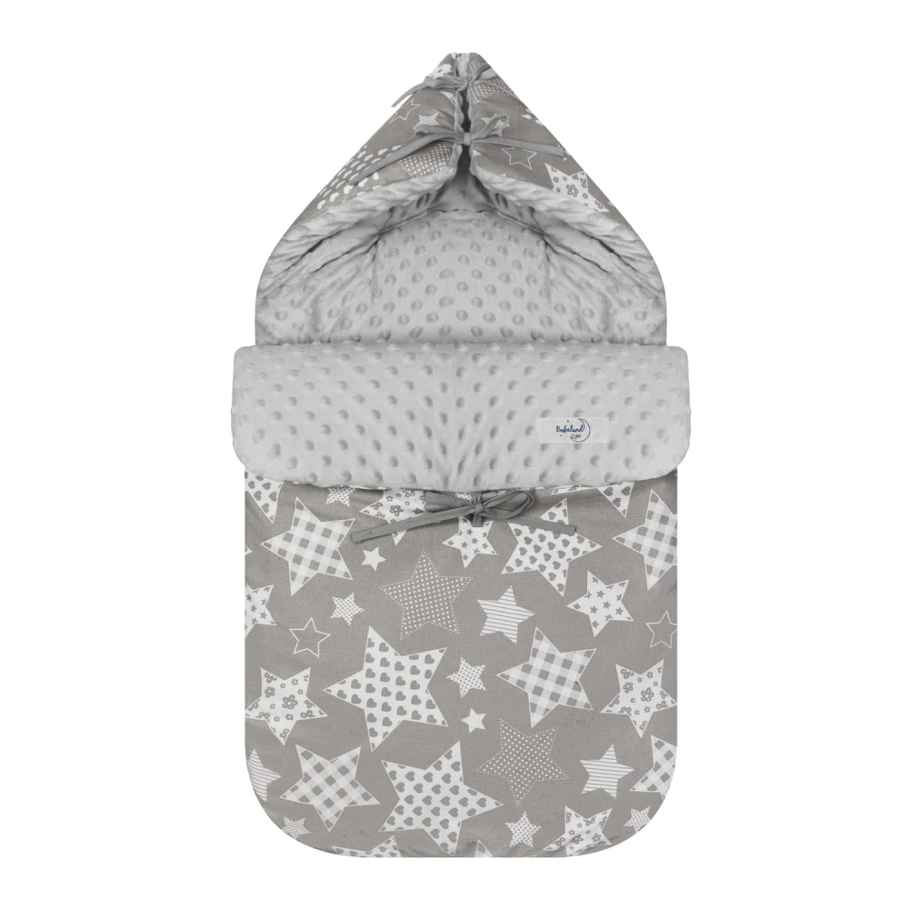 Sac iarna Bubaland Minky Stars | Carucior - imagine 3
