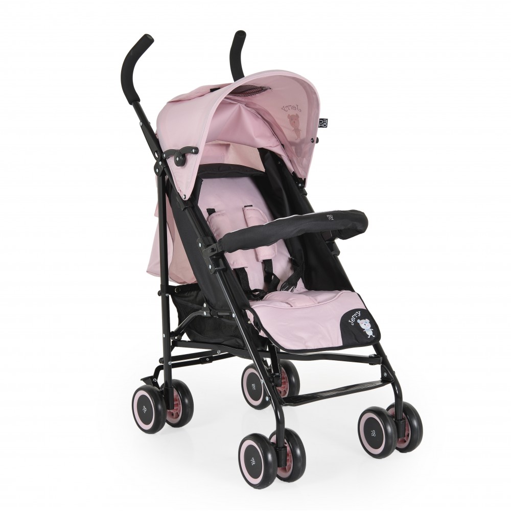 Carucior Moni Jerry Pink Pliabil | Confort Optim - imagine 9