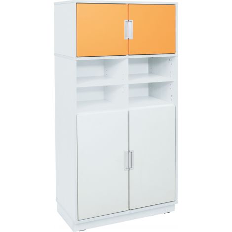 Set mobilier grădiniță Quadro 100 Alb Moje Bambino