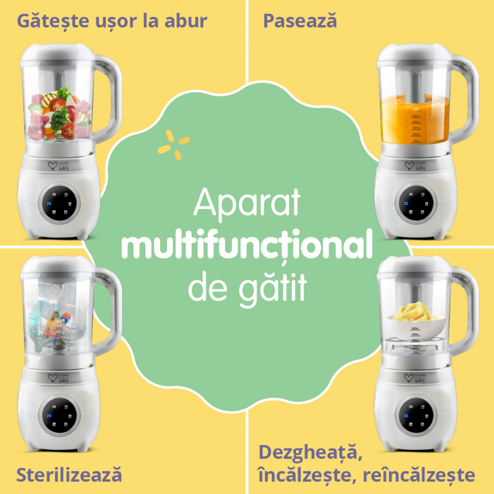 Easycare Baby 5-in-1: Gatit la Abur si Blender