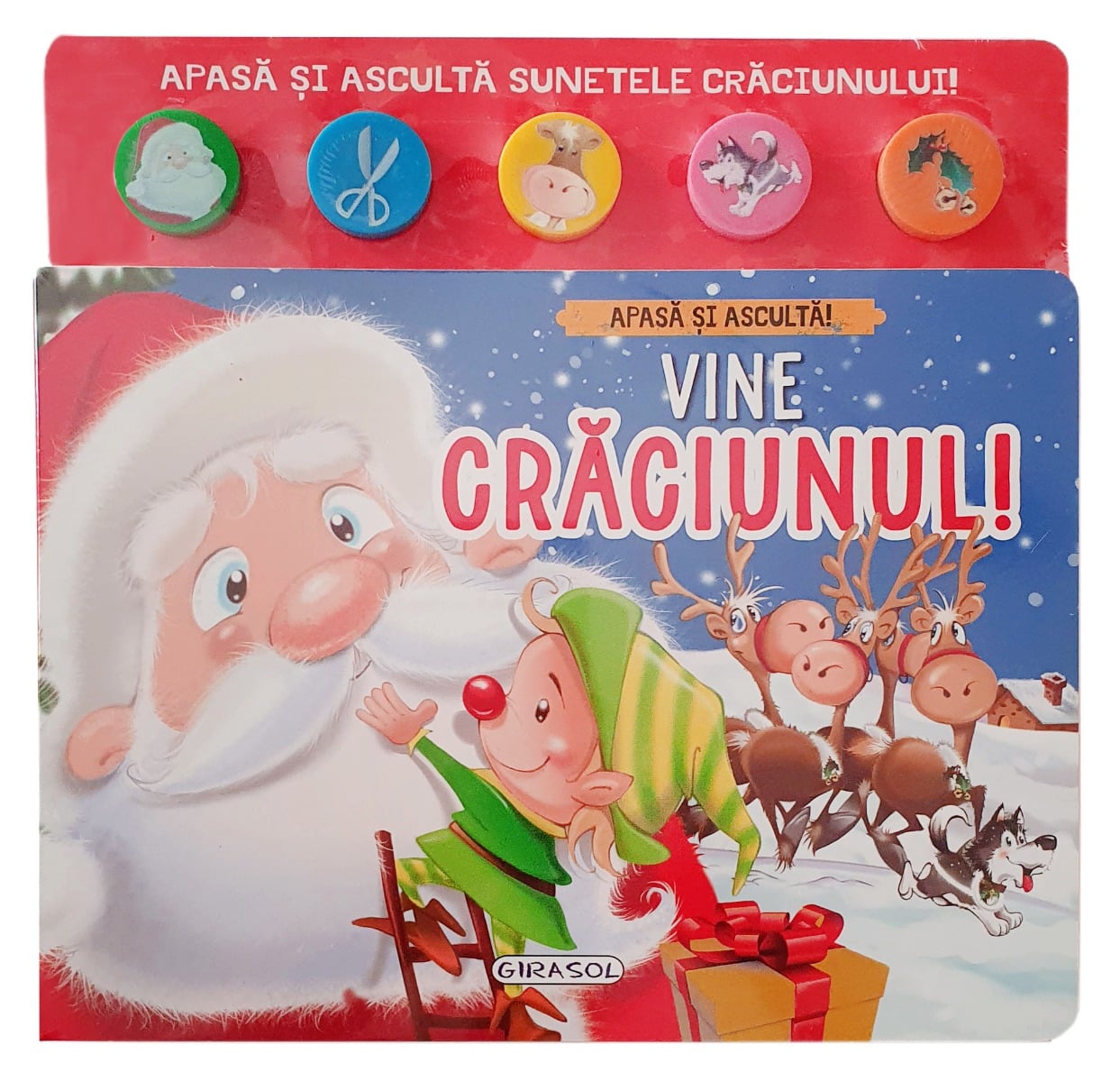 Carte Sonică Vine Crăciunul - Girasol