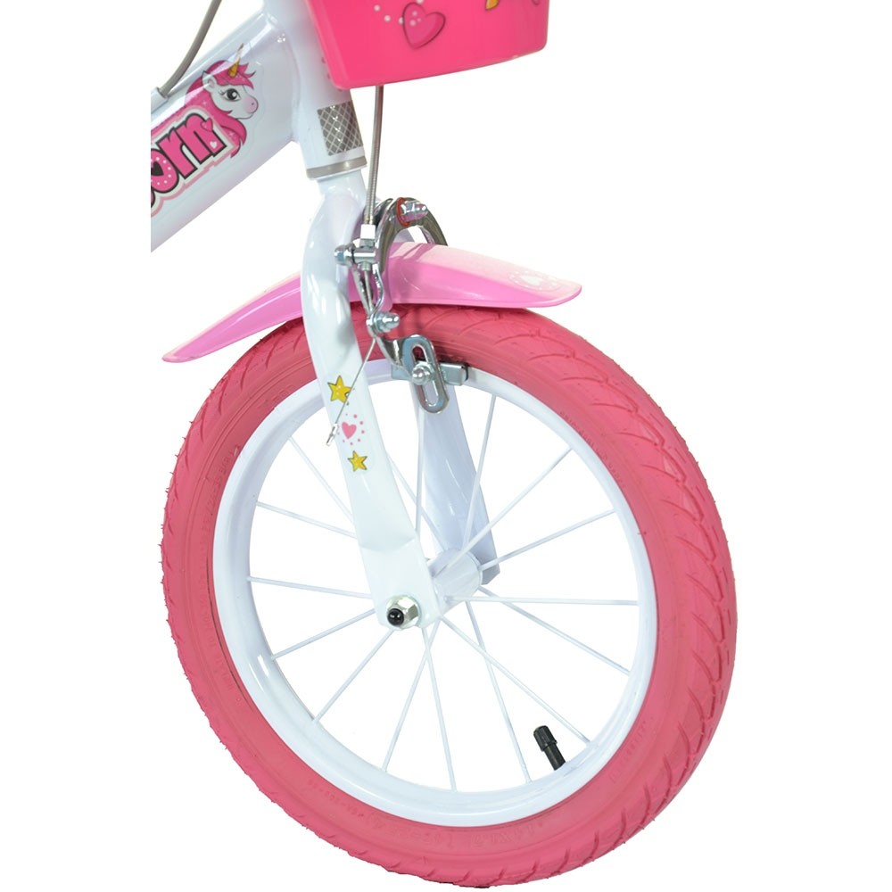 Bicicleta Dino Bikes Unicorn 14 inch, 4-7 Ani - imagine 2