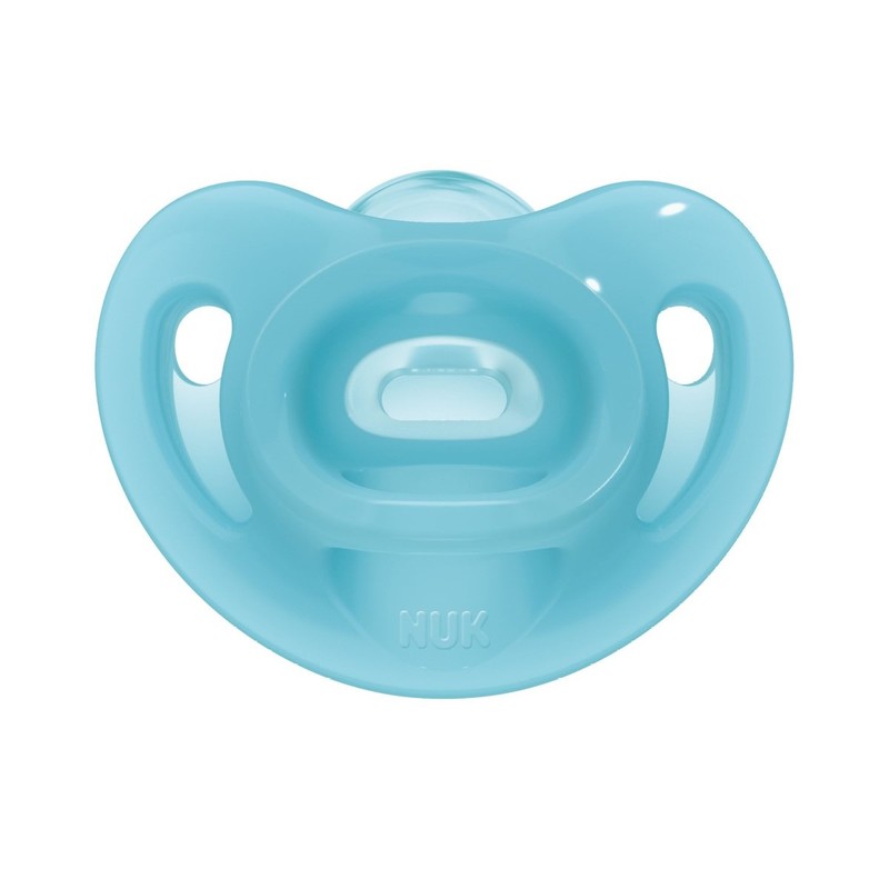 Suzeta NUK Sensitive Silicon M1 Bleu 0-6 luni