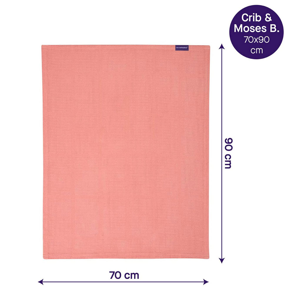 Paturica Bumbac Coral Clevamama 70x90 cm - imagine 3