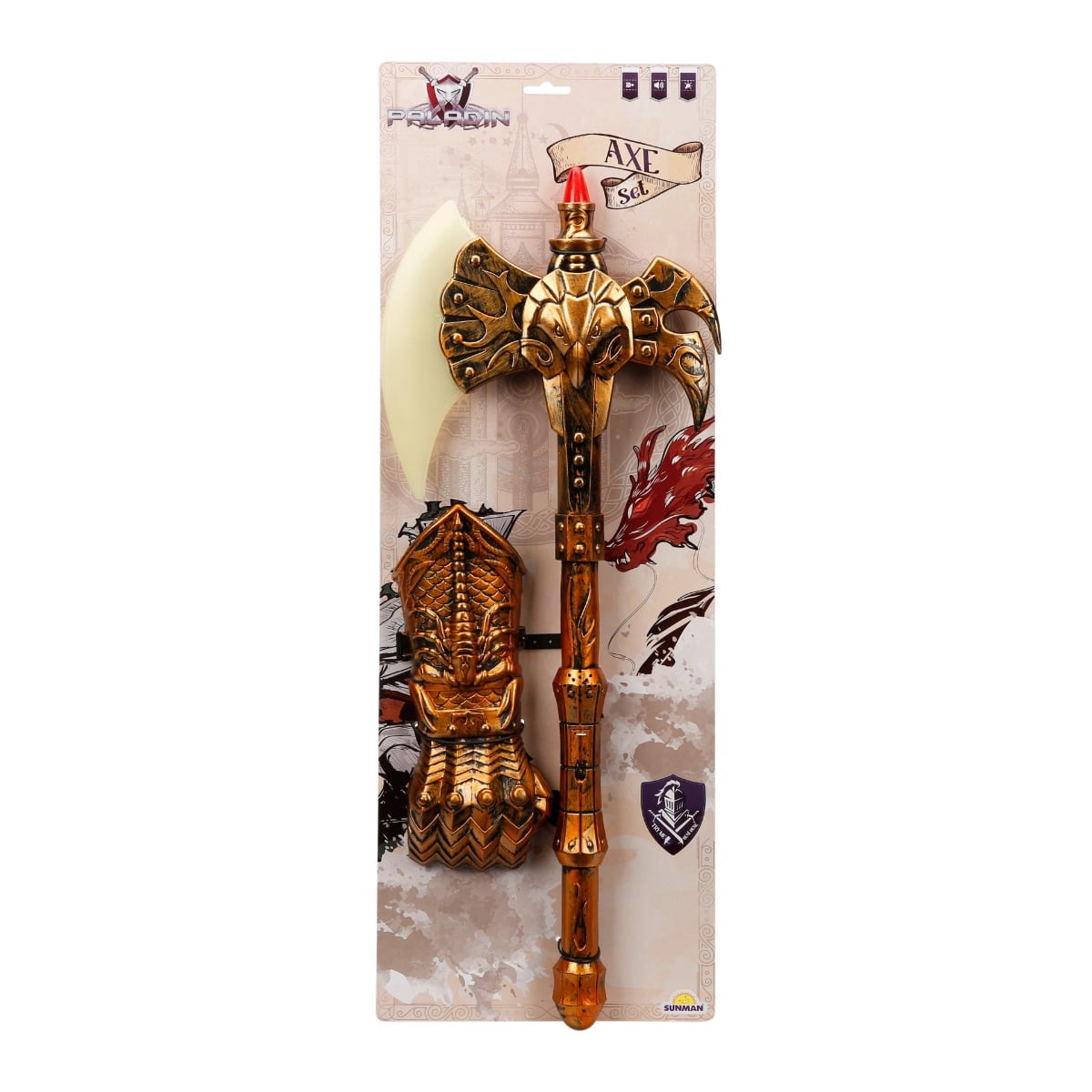 Set Cavaler Paladin cu Lumini și Sunete