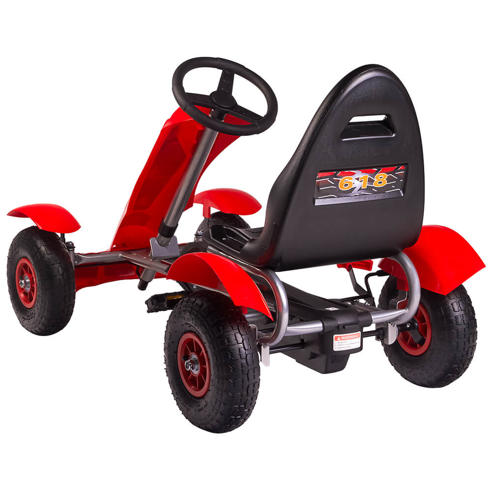 Kart Pedale Kidscare F618 Air Rosu, 4-9 Ani - imagine 4