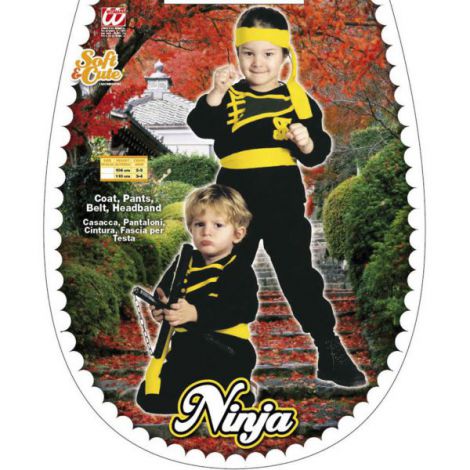 Costum Ninja Copii 2-3 Ani Widmann Italia - imagine 2