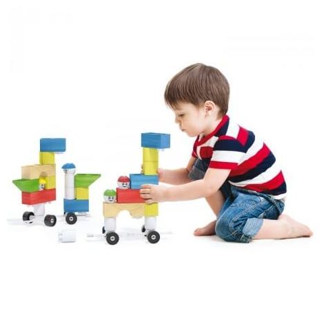 Quercetti Modi Bloc - Joc constructie creativ 30 piese - imagine 2