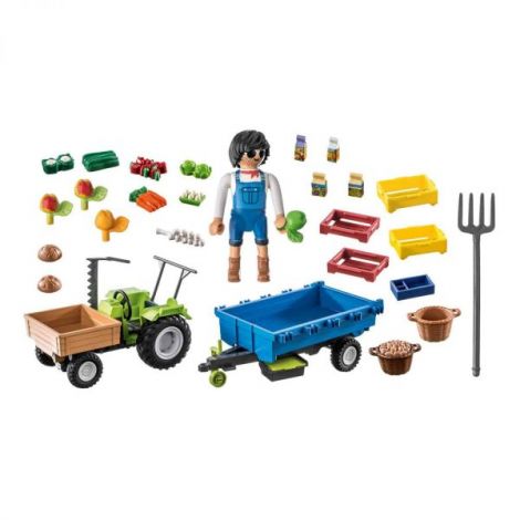 Playmobil Tractor cu Remorcă - Aventură la Fermă - imagine 5