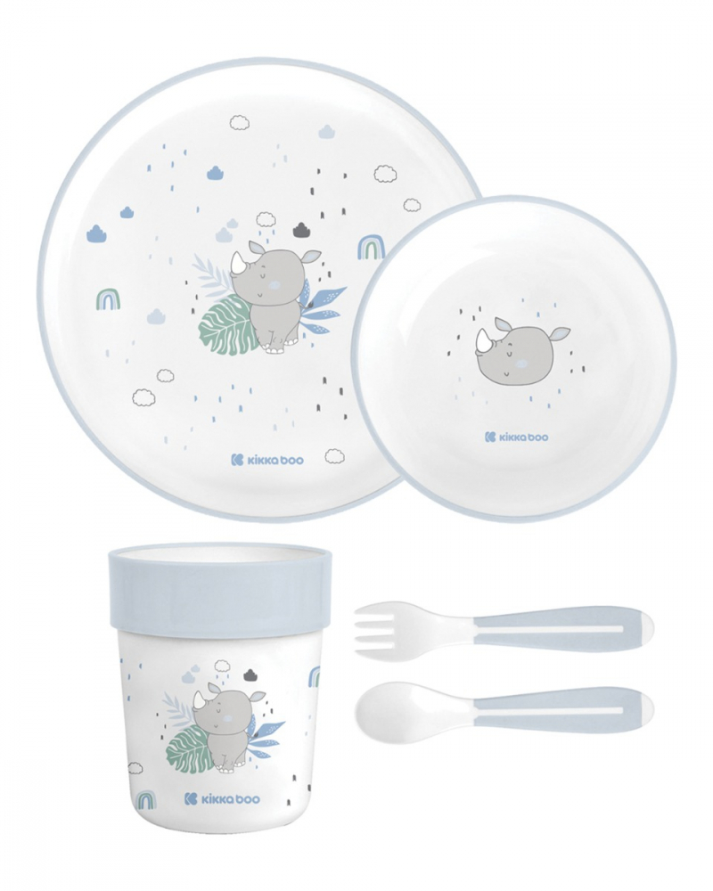 Set Masa 5 Piese KikkaBoo Savanna Blue