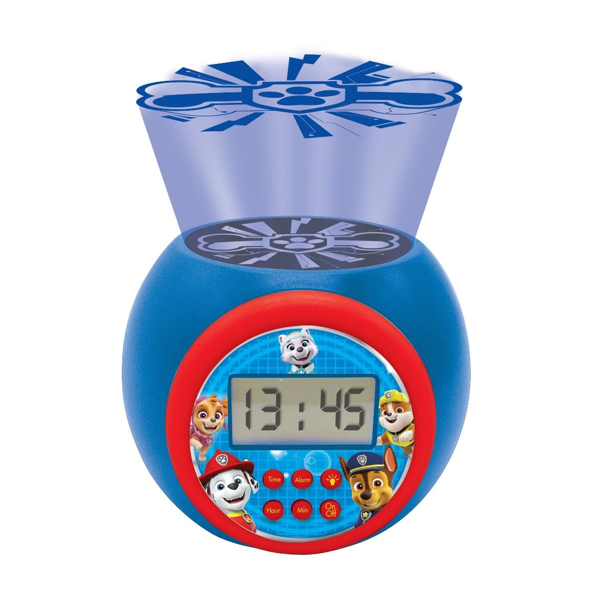 Ceas Deșteptător Paw Patrol cu Proiector