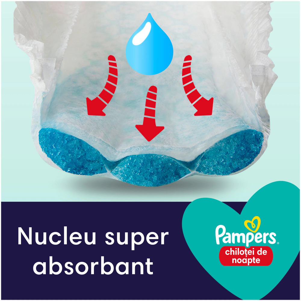Pampers Night Pants M, 6-11kg, 29 buc - imagine 8