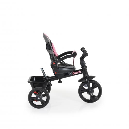 Tricicleta Byox Quick Pink, Sezut Reversibil, 18m+ - imagine 3