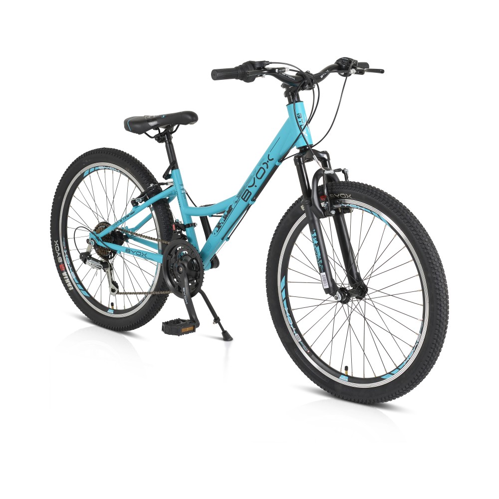 Bicicleta Byox Princess Turcoaz 24 inch, 21 Viteze - imagine 6