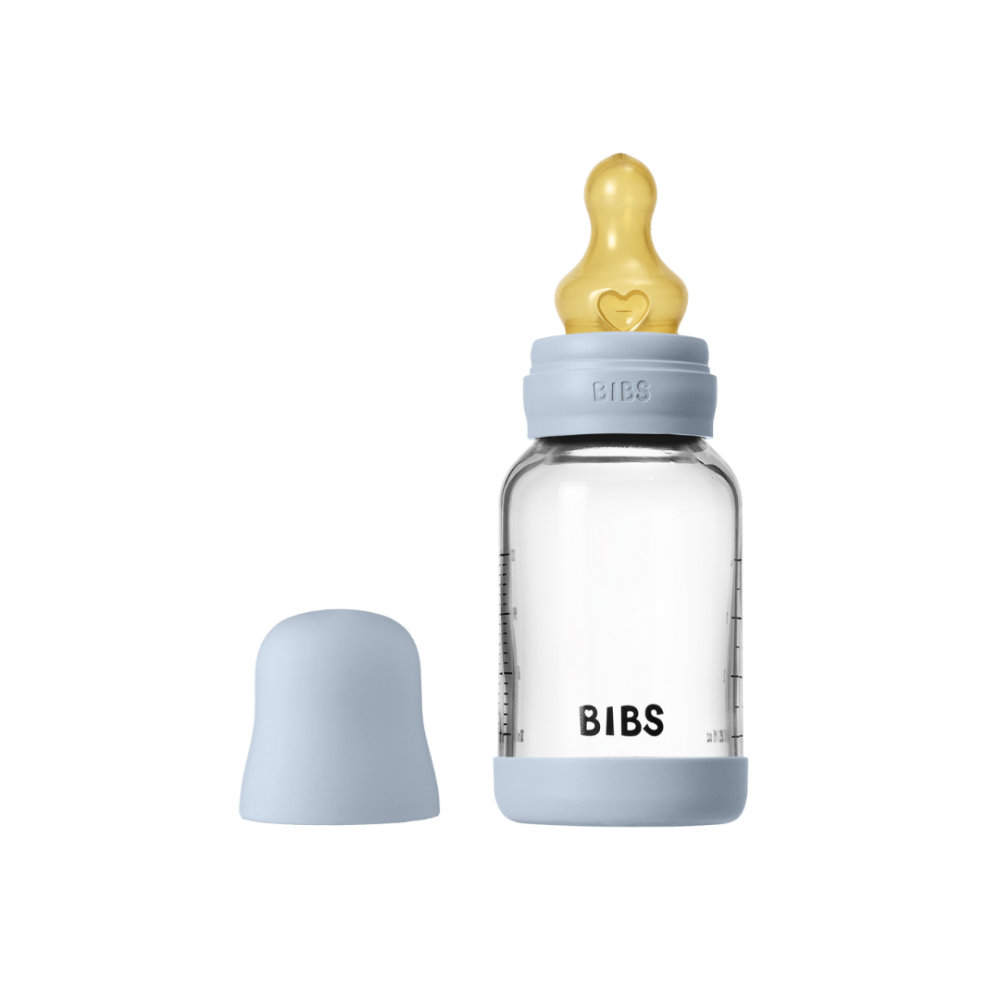 Bibs Biberon Anticolici Sticlă 120ml Baby Blue - imagine 4