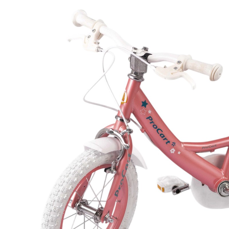 Procart Unicorn 12" - Bicicleta Roz cu Roti Ajutatoare - imagine 7