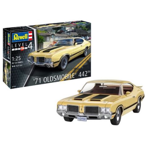 Revell Oldsmobile 442 Coupe - Model detaliat