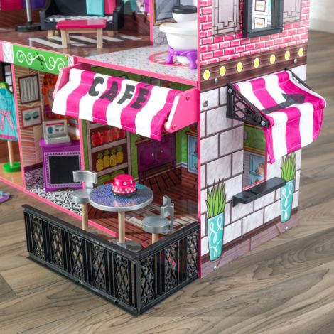Casuta papusi Kidkraft Brooklyn Loft, 3 etaje, 25 accesorii - imagine 8