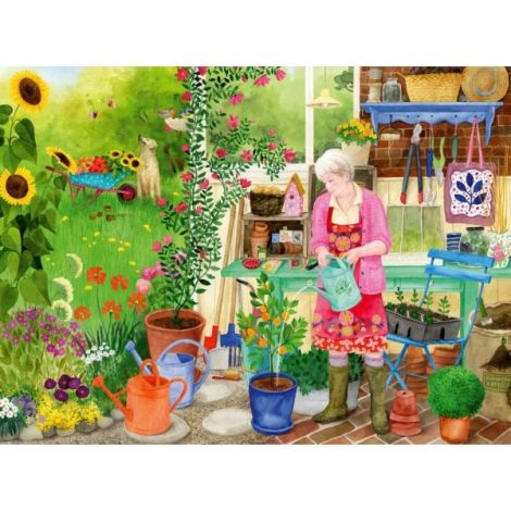 Puzzle Ravensburger Varstnici 100 Piese XL Gradinarit - imagine 3