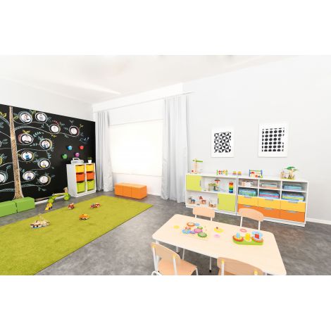 Dulap L alb Moje Bambino pentru sertare inguste - imagine 11