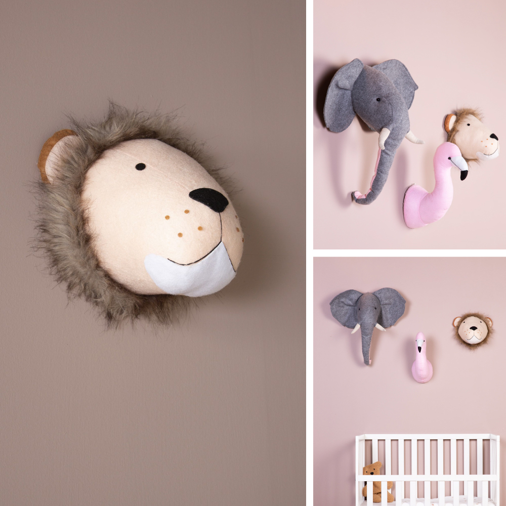 Decorațiune Perete Leu Childhome 15x28x36 cm - imagine 2