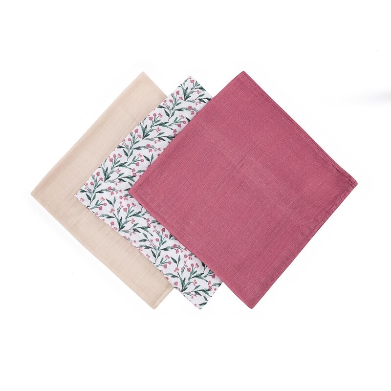 Scutece Bambus Petite&Mars 3 Bucăți Pink