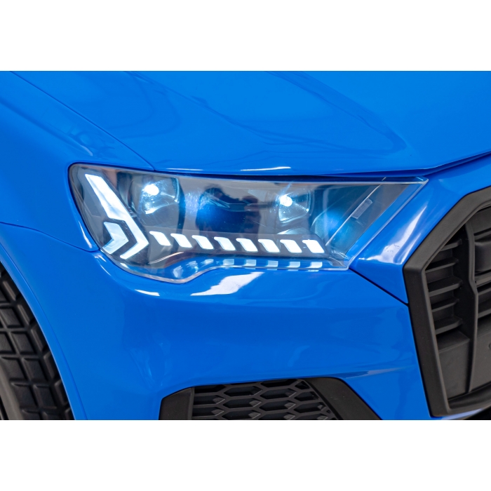 Mașinuță Electrică Audi Q7 New Lift, 70W, Albastru - imagine 8