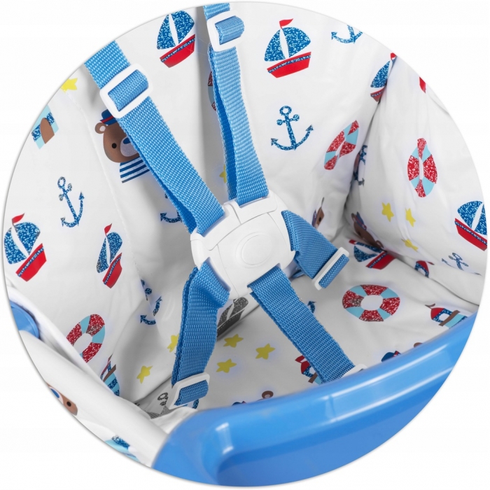 Scaun de masă Ricokids Fando Ocean, siguranță și confort - imagine 3