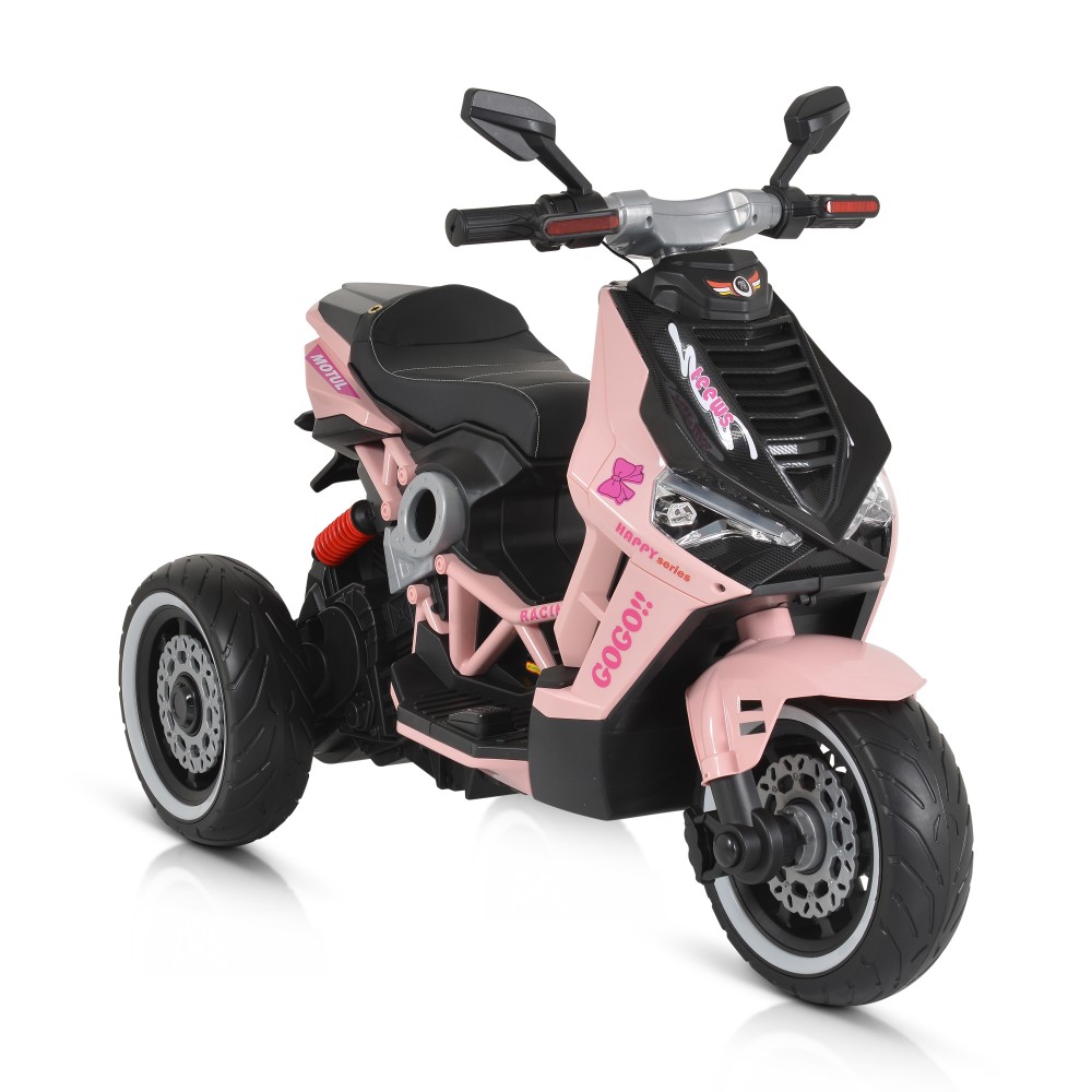 Motocicleta Moni Napoli Pink 70W - Electrică pentru Copii - imagine 3