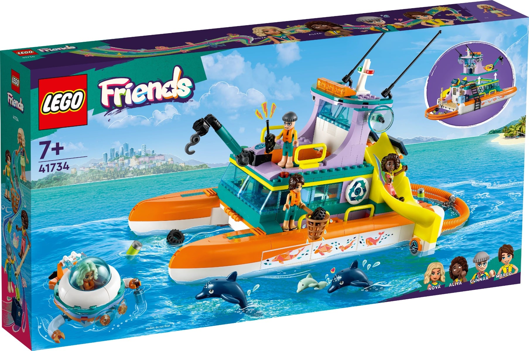 LEGO Friends Barca Salvare 41734