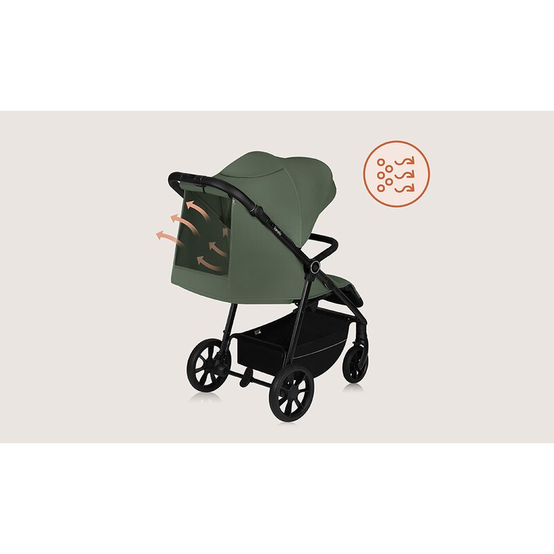 Carucior Lionelo Iva Verde Sport - Confort Si Manevrare - imagine 5