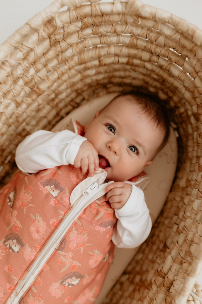 Sac de dormit Nor Pufos Arici, sigurță pentru bebe