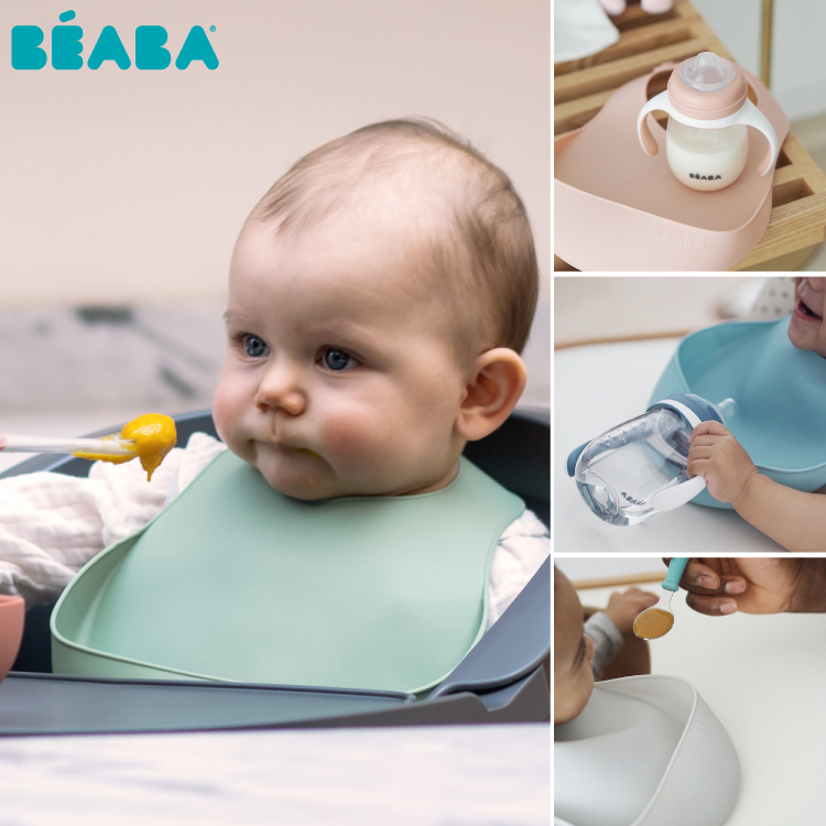 Set 2 Bavete Silicon Beaba Light MistSage - imagine 4