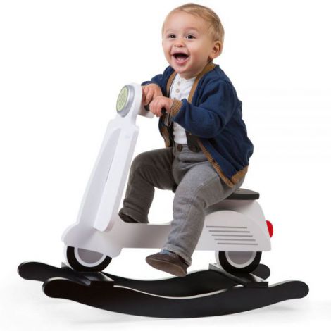 Balansoar Childhome Scooter Alb - Dezvoltare Echilibru - imagine 4