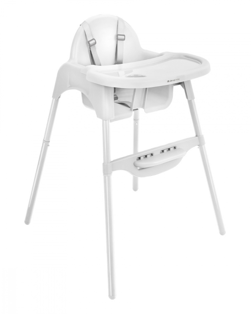 Scaun de masă 2in1 Kikkaboo Jammy White, Evolutiv