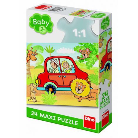 Puzzle Podea Safari Dinotoys 24 Piese
