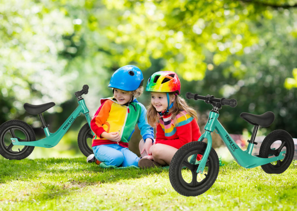 Bicicleta Echilibru Ikonka Trike Fix Active X Green - imagine 7