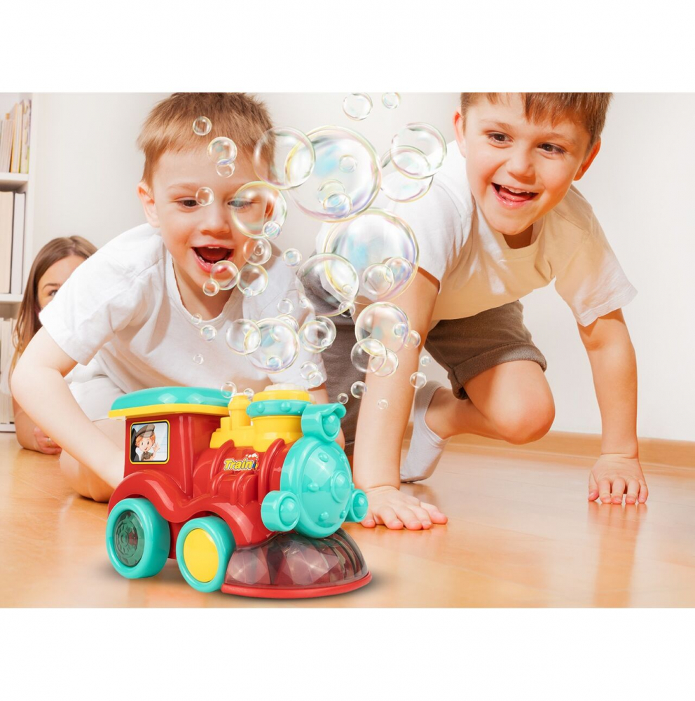 Aparat Baloane Sapun Locomotiva cu Sunete Malplay - imagine 4
