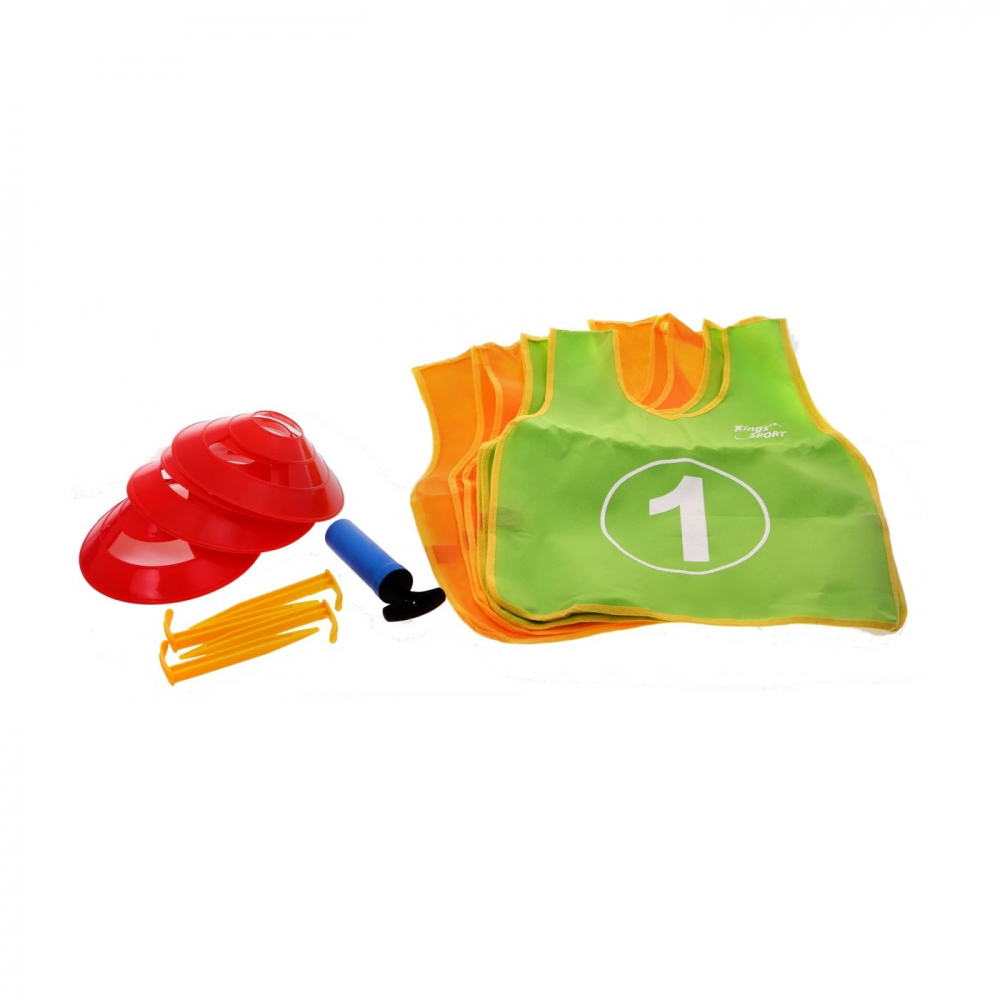 Set Poarta Fotbal King Sport Copii Accesorii - imagine 3