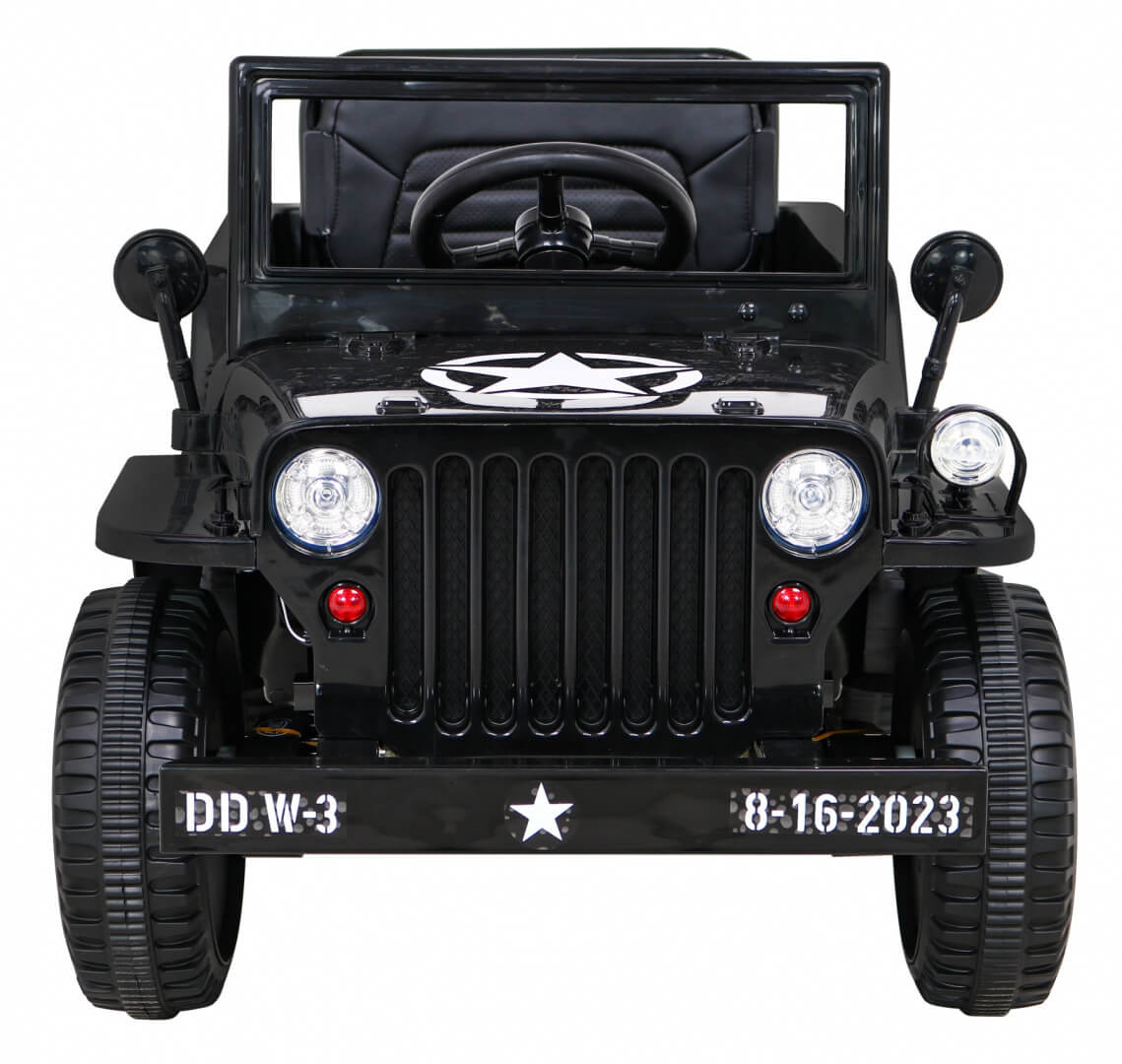 Masinuta Electrica Jeep Militar Lux 4x4 - Autokids - imagine 3