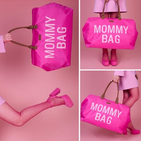 Geanta Infasat Childhome Mommy Bag Pop Pink - imagine 5
