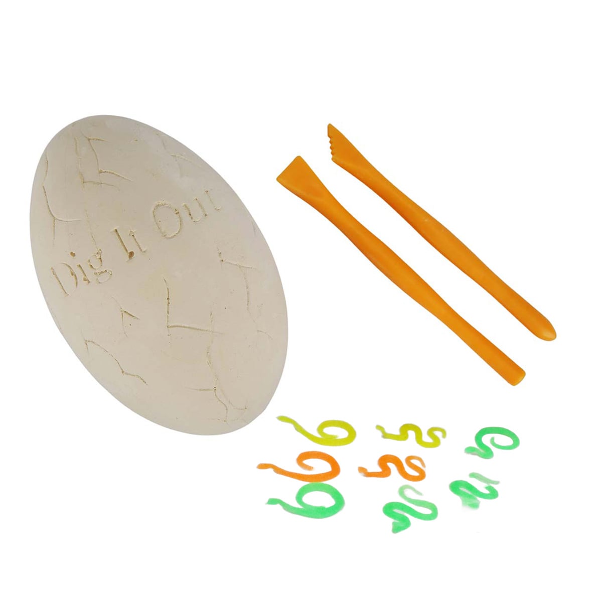 Kit Excavare Ou de Șarpe Crazoo - Strălucește în Întuneric