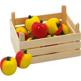 Mere din Lemn în Lădiță Goki - Set Educațional 10 Piese