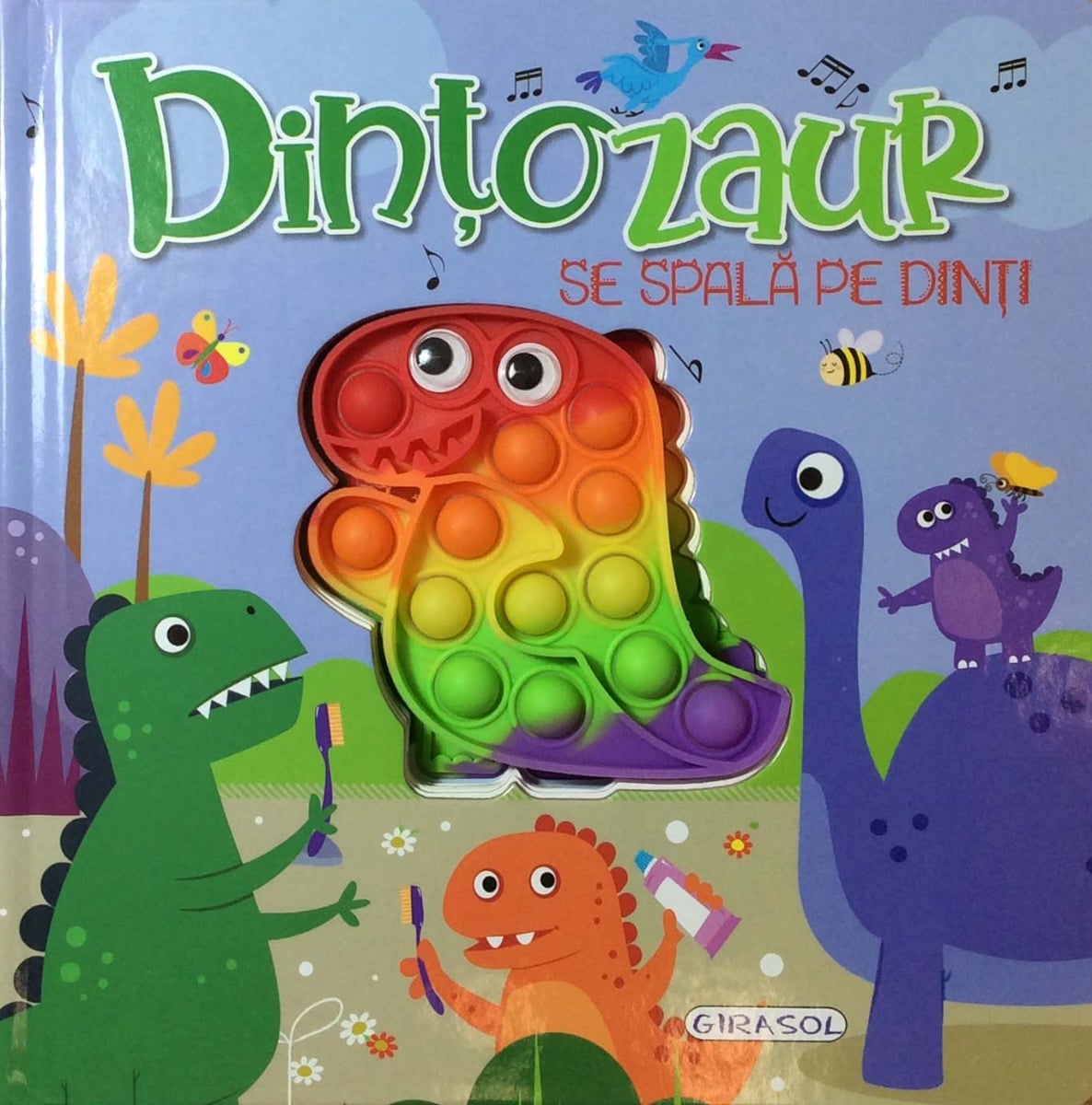 Dintozaur se spală pe dinți | Girasol