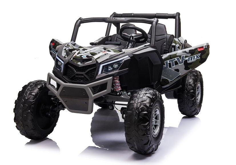 Leantoys Masinuta Buggy Army 4x4 24V - imagine 6